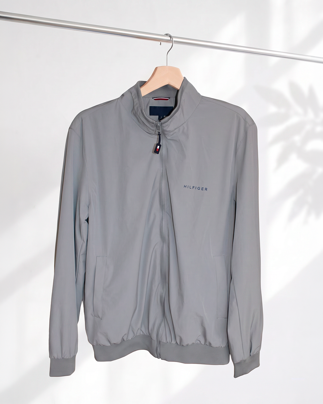 Jaqueta Tommy Hilfiger Corta-Vento Cinza
