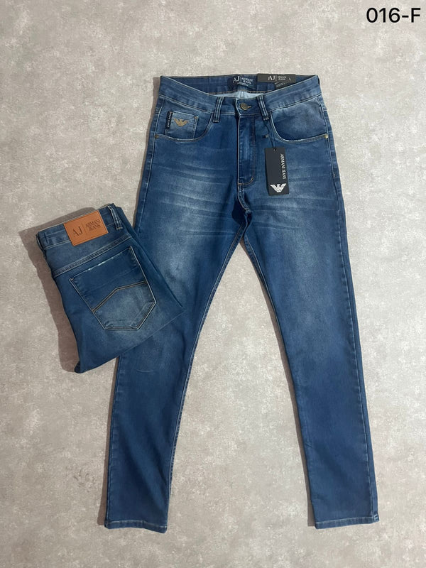 Calça Jeans Armani Jeans Skinny Azul Médio