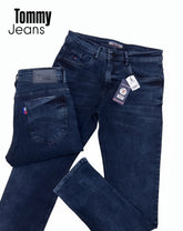 Calça Jeans Tommy Hilfiger Slim Azul Escuro (Tommy Jeans)