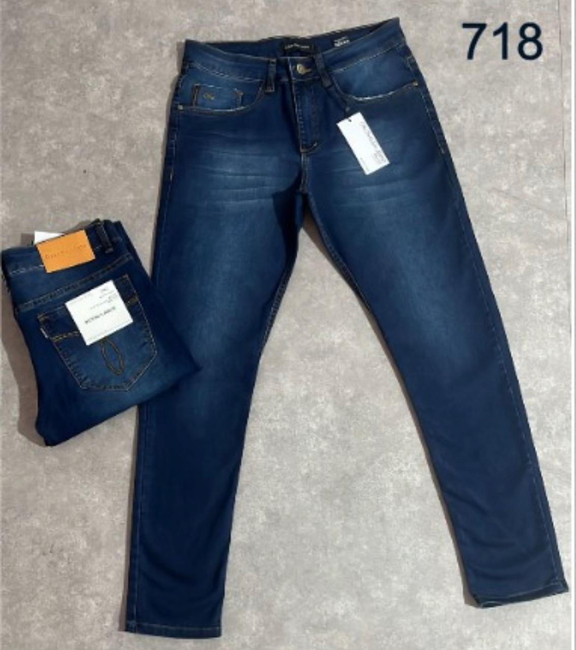 Calça Jeans Acostamento Slim Azul Escuro