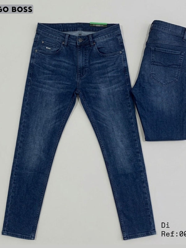 Calça Jeans Hugo Boss Slim Azul Escuro