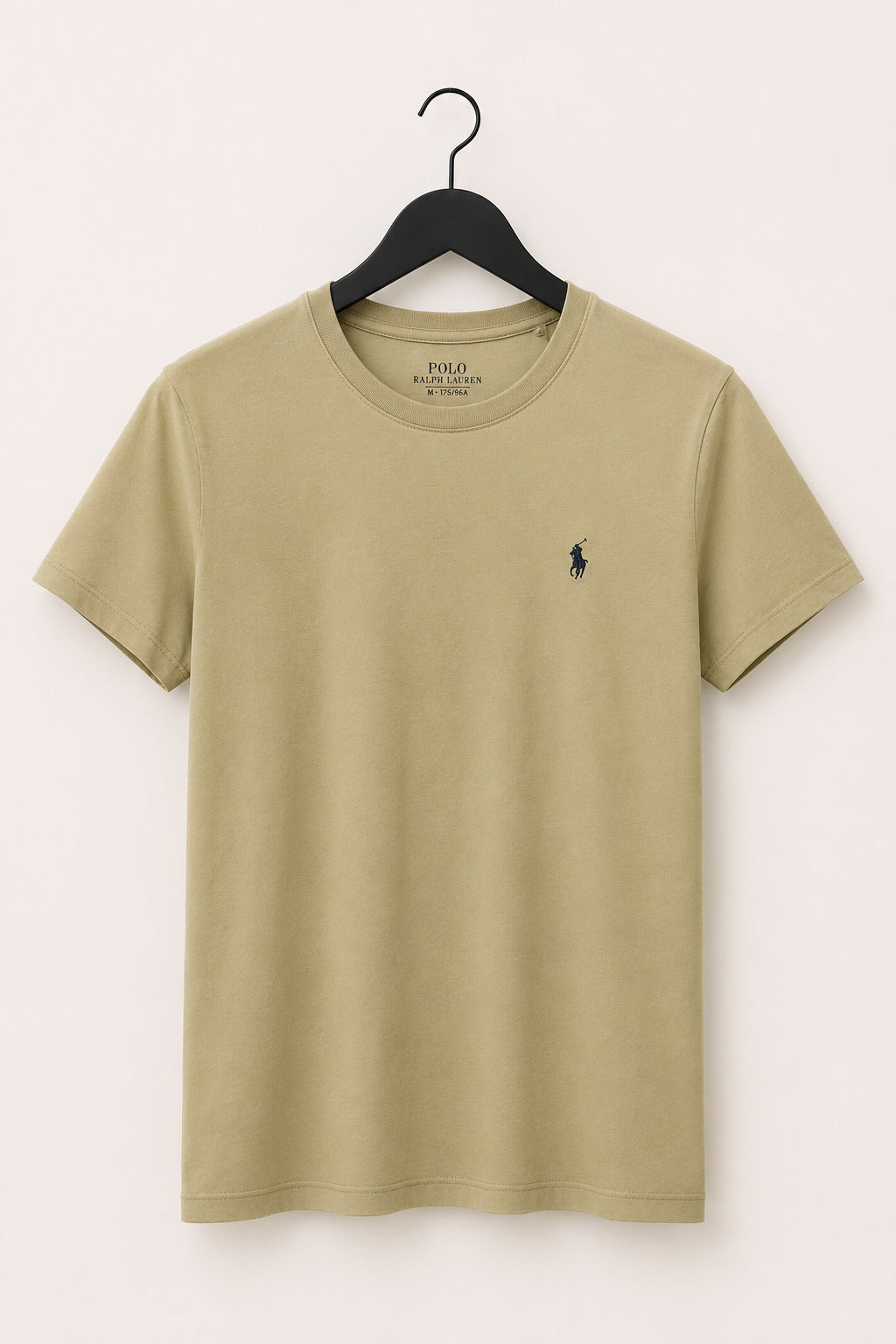 Camiseta Feminina Ralph Lauren Gola Careca Verde Oliva